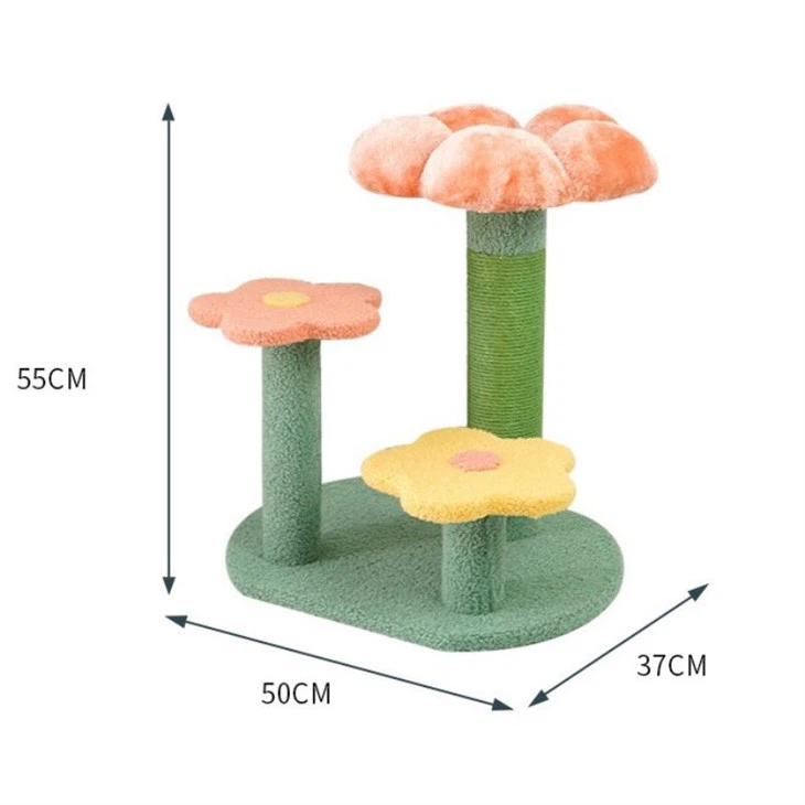 Custom Flower Cat Tree